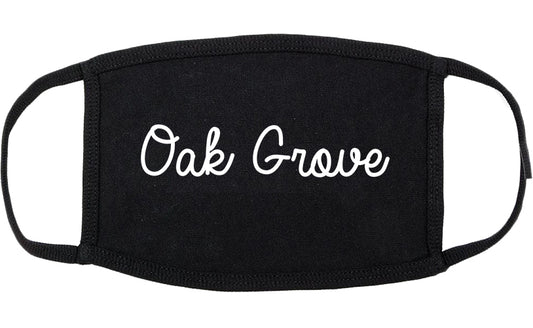 Oak Grove Minnesota MN Script Cotton Face Mask Black