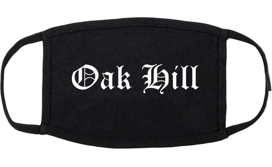 Oak Hill Tennessee TN Old English Cotton Face Mask Black