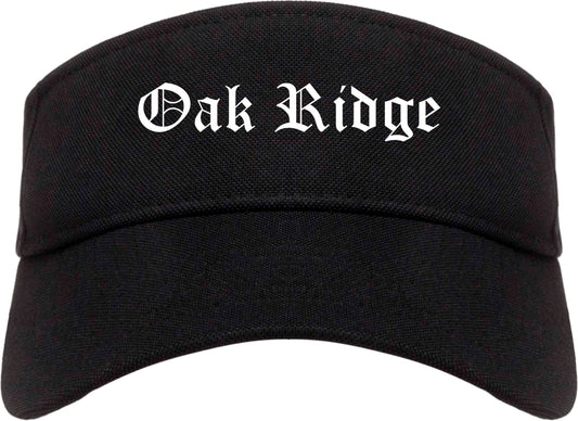 Oak Ridge North Carolina NC Old English Mens Visor Cap Hat Black
