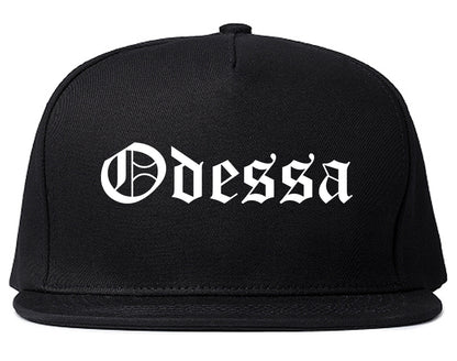 Odessa Missouri MO Old English Mens Snapback Hat Black