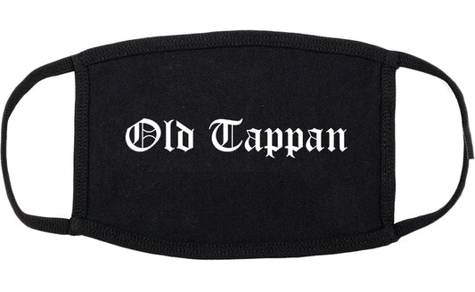 Old Tappan New Jersey NJ Old English Cotton Face Mask Black