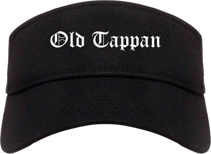 Old Tappan New Jersey NJ Old English Mens Visor Cap Hat Black