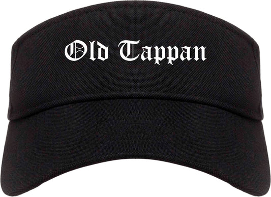 Old Tappan New Jersey NJ Old English Mens Visor Cap Hat Black