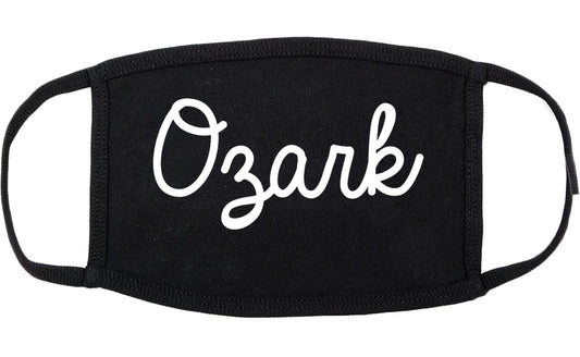 Ozark Missouri MO Script Cotton Face Mask Black