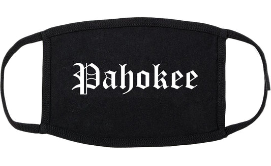 Pahokee Florida FL Old English Cotton Face Mask Black