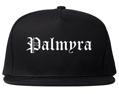 Palmyra Pennsylvania PA Old English Mens Snapback Hat Black