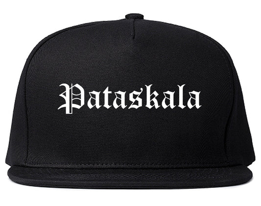 Pataskala Ohio OH Old English Mens Snapback Hat Black