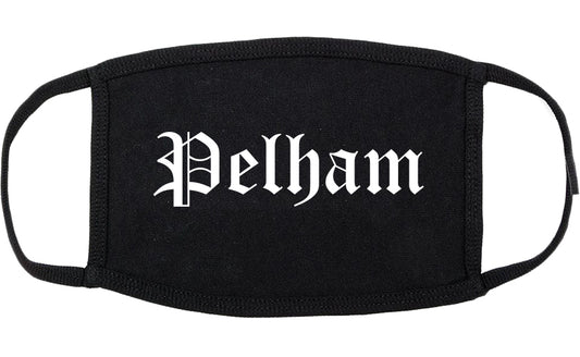 Pelham Alabama AL Old English Cotton Face Mask Black