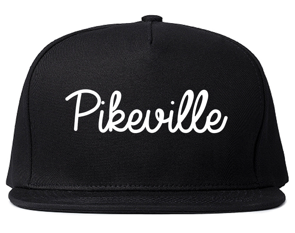 Pikeville Kentucky KY Script Mens Snapback Hat Black