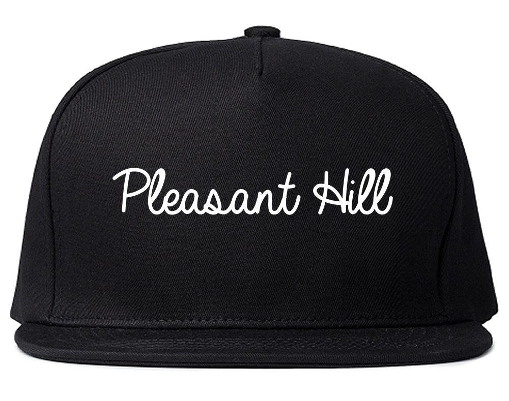 Pleasant Hill Missouri MO Script Mens Snapback Hat Black