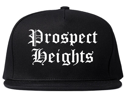 Prospect Heights Illinois IL Old English Mens Snapback Hat Black