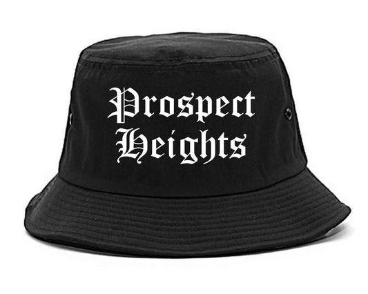 Prospect Heights Illinois IL Old English Mens Bucket Hat Black