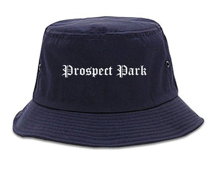 Prospect Park Pennsylvania PA Old English Mens Bucket Hat Navy Blue