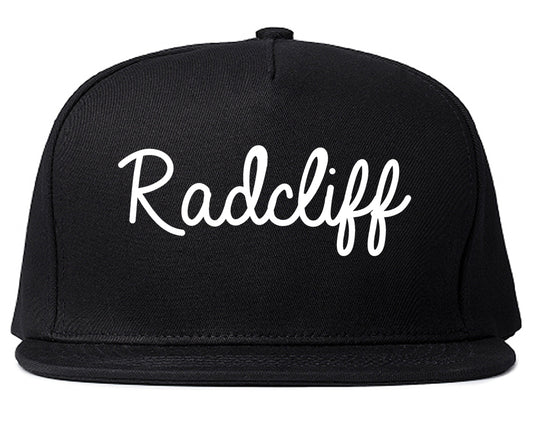 Radcliff Kentucky KY Script Mens Snapback Hat Black