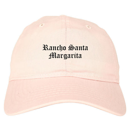 Rancho Santa Margarita California CA Old English Mens Dad Hat Baseball Cap Pink