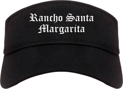Rancho Santa Margarita California CA Old English Mens Visor Cap Hat Black