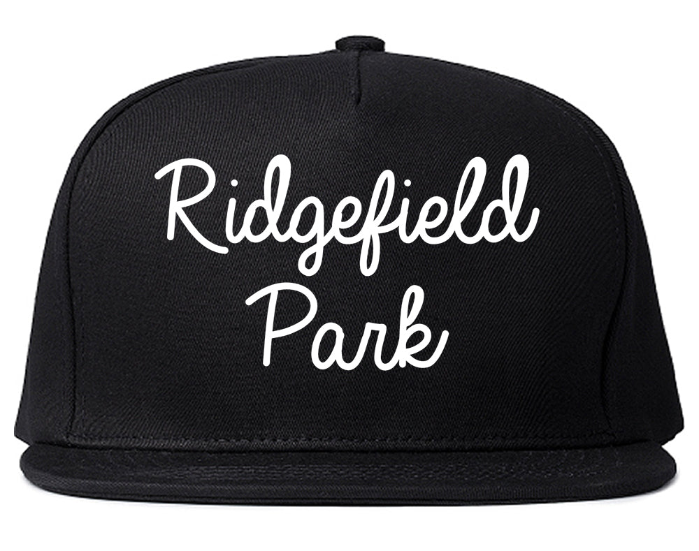 Ridgefield Park New Jersey NJ Script Mens Snapback Hat Black