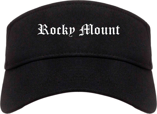 Rocky Mount Virginia VA Old English Mens Visor Cap Hat Black