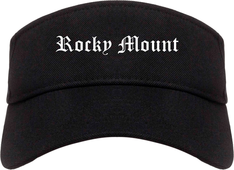Rocky Mount Virginia VA Old English Mens Visor Cap Hat Black