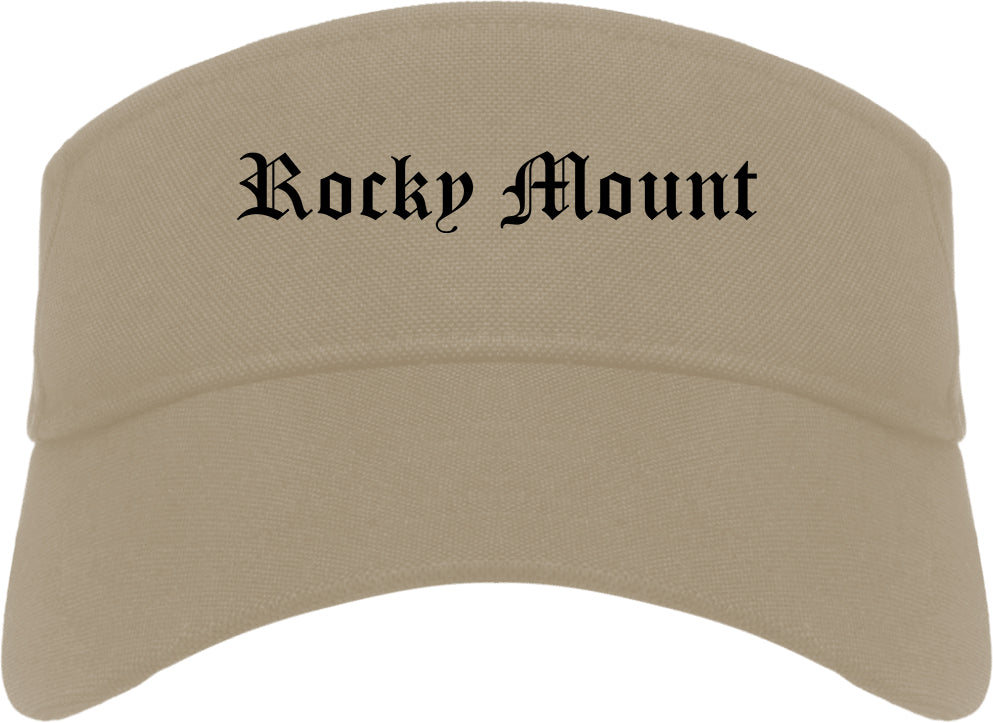 Rocky Mount Virginia VA Old English Mens Visor Cap Hat Khaki