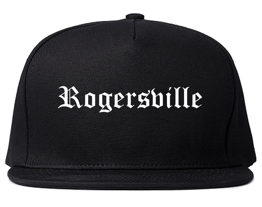 Rogersville Tennessee TN Old English Mens Snapback Hat Black