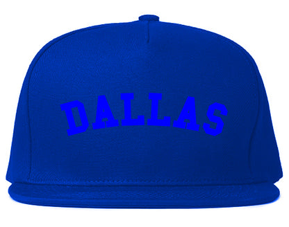Royal Blue Dallas Mens Snapback Hat Royal Blue