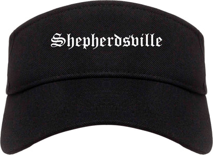 Shepherdsville Kentucky KY Old English Mens Visor Cap Hat Black
