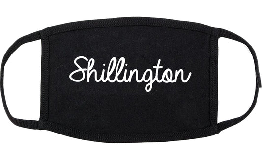 Shillington Pennsylvania PA Script Cotton Face Mask Black