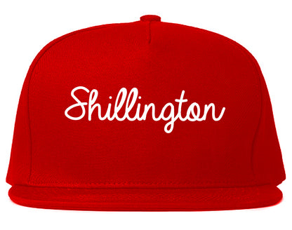 Shillington Pennsylvania PA Script Mens Snapback Hat Red