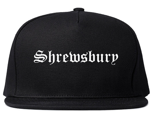 Shrewsbury Missouri MO Old English Mens Snapback Hat Black