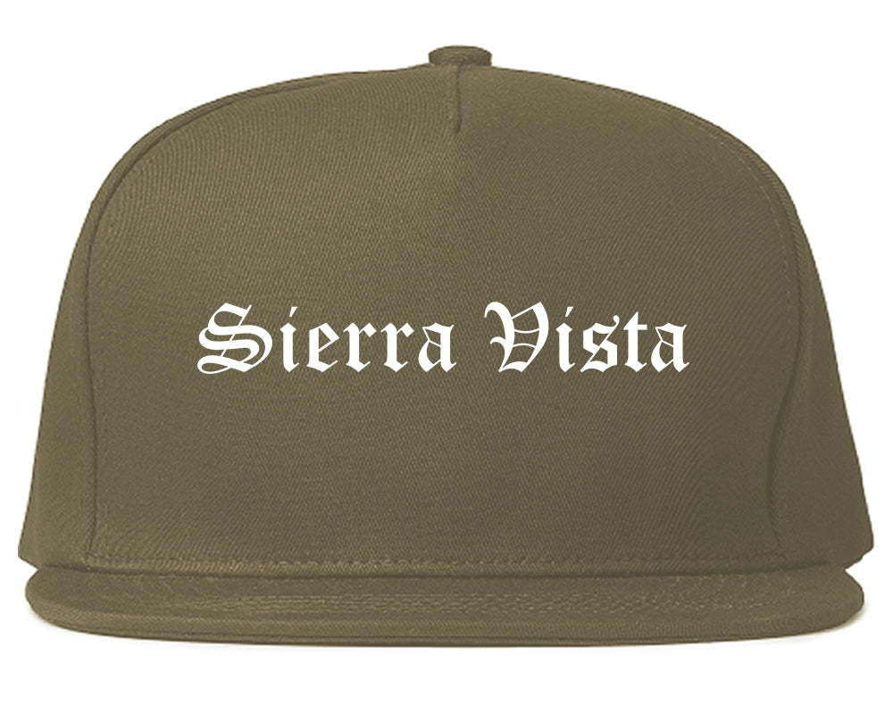 Sierra Vista Arizona AZ Old English Mens Snapback Hat Grey