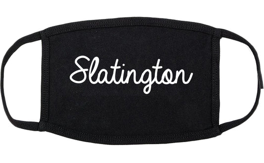 Slatington Pennsylvania PA Script Cotton Face Mask Black