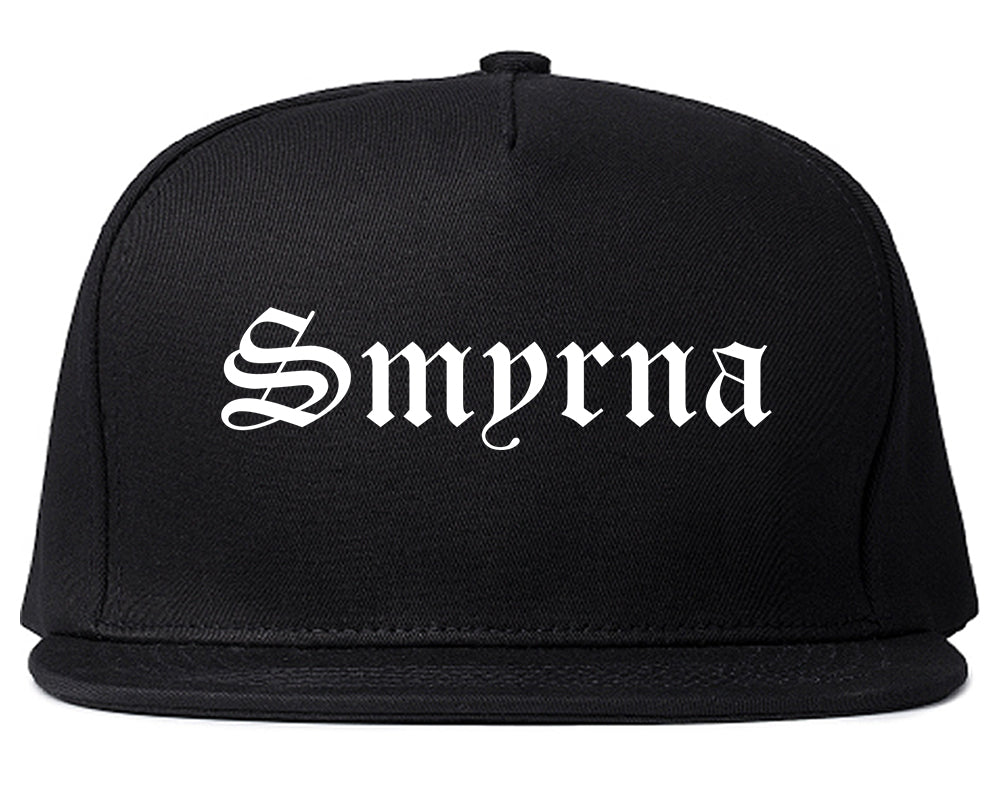 Smyrna Tennessee TN Old English Mens Snapback Hat Black