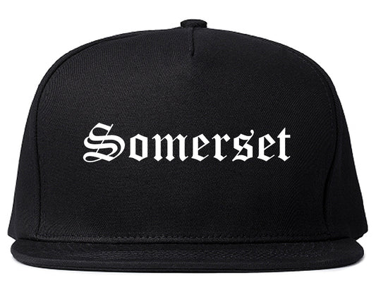 Somerset Kentucky KY Old English Mens Snapback Hat Black