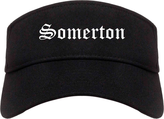 Somerton Arizona AZ Old English Mens Visor Cap Hat Black