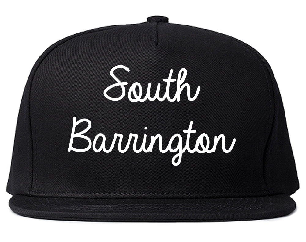 South Barrington Illinois IL Script Mens Snapback Hat Black