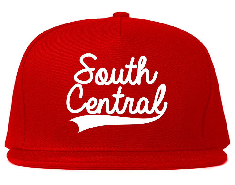 South Central Compton California Mens Snapback Hat Red