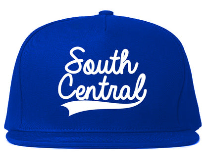 South Central Compton California Mens Snapback Hat Royal Blue