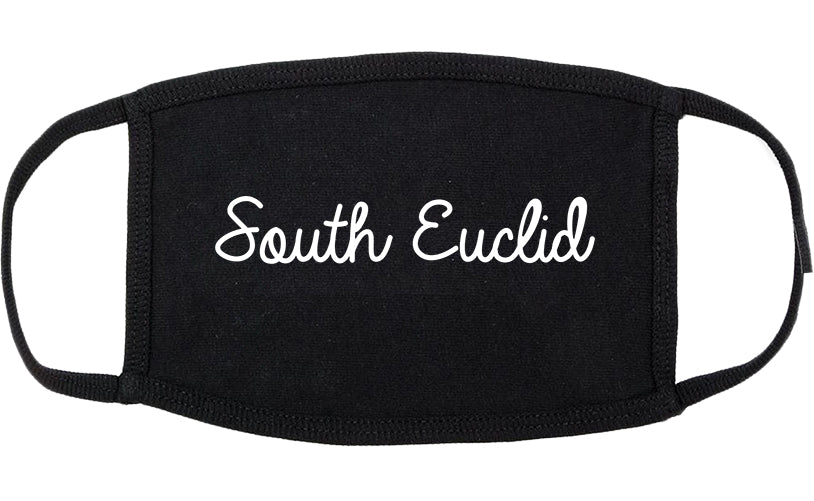 South Euclid Ohio OH Script Cotton Face Mask Black