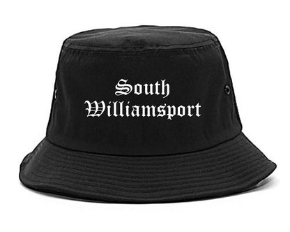 South Williamsport Pennsylvania PA Old English Mens Bucket Hat Black