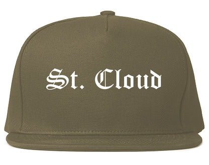 St. Cloud Florida FL Old English Mens Snapback Hat Grey
