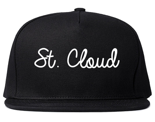 St. Cloud Florida FL Script Mens Snapback Hat Black