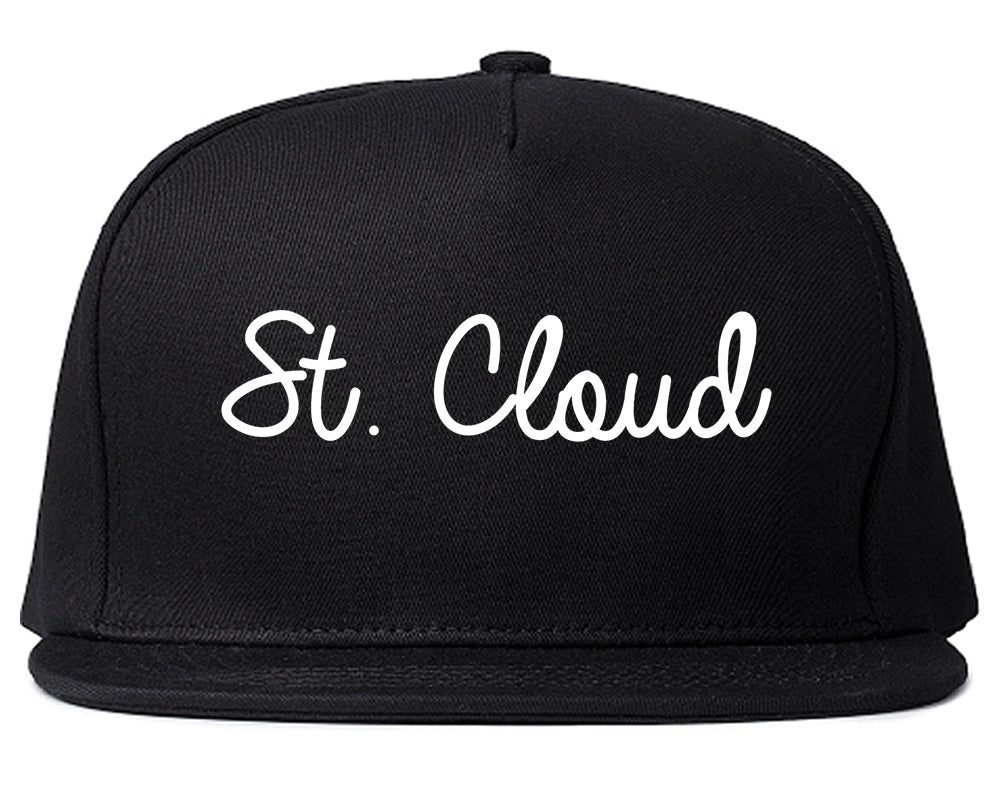 St. Cloud Minnesota MN Script Mens Snapback Hat Black