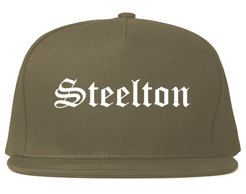 Steelton Pennsylvania PA Old English Mens Snapback Hat Grey