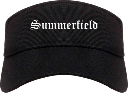 Summerfield North Carolina NC Old English Mens Visor Cap Hat Black
