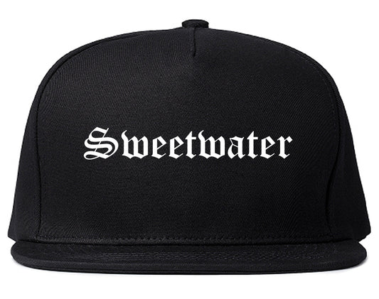 Sweetwater Tennessee TN Old English Mens Snapback Hat Black