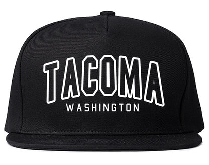 Tacoma Washington ARCH Mens Snapback Hat Black
