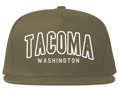 Tacoma Washington ARCH Mens Snapback Hat Grey