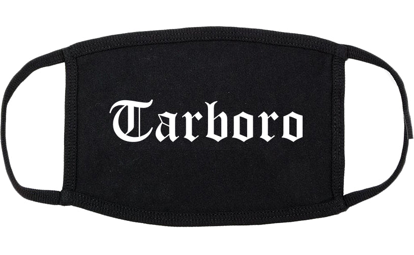 Tarboro North Carolina NC Old English Cotton Face Mask Black