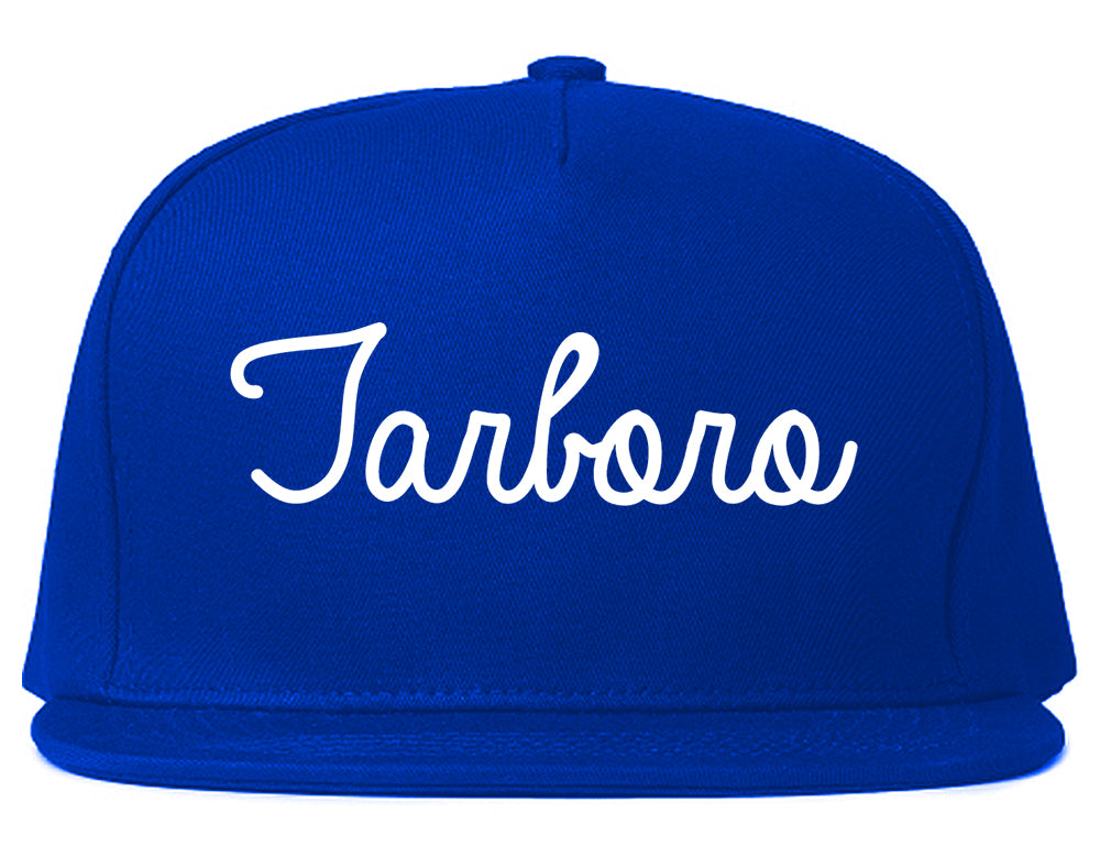 Tarboro North Carolina NC Script Mens Snapback Hat Royal Blue